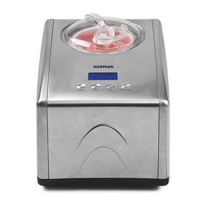 CREMOSA - Stainless steel ice cream maker with integrated compressor 1,5 Liters 150 W Digital